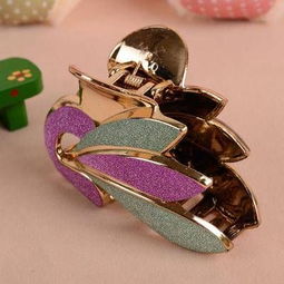 时尚与实用的完美结合 fr1111大号贴皮冲凉夹及其多元发饰系列